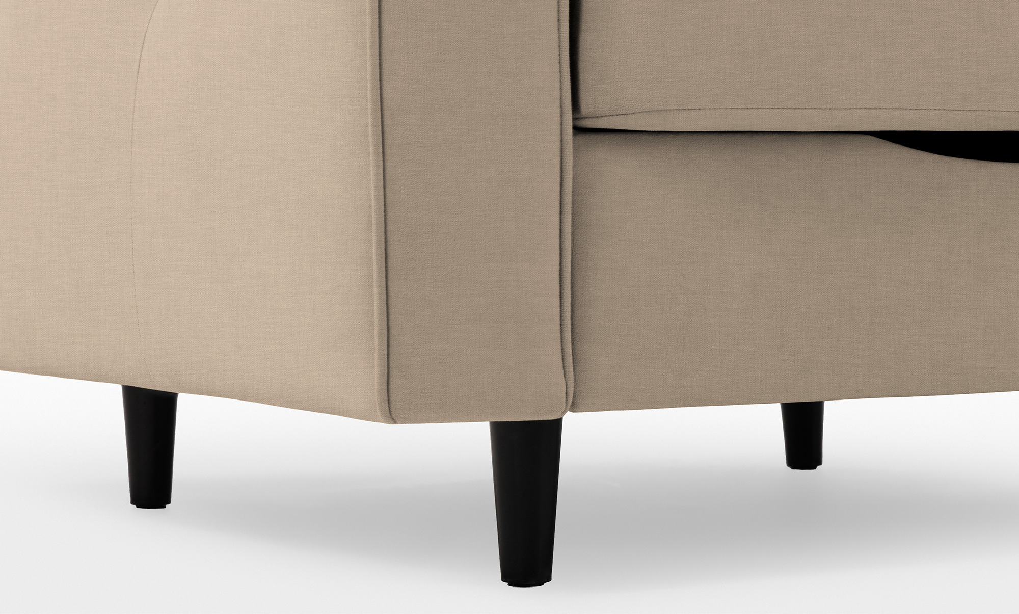 Кресло -кровать Amani Pro, ткань Lidot beige (подлокотник: 15 см) — купить в Озерце