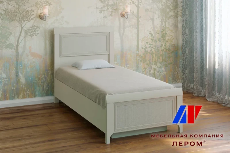Кровать КР-1025-СК 90х190 (Серый Кашемир) - купить в Озерце