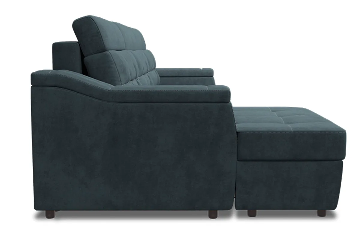 Угловой диван Бруно New ДКУ-О Teddy 18 Серый — купить в Озерце