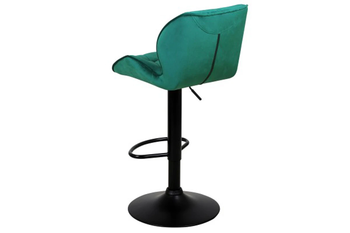 Стул барный с мягкой спинкой Кристалл (Зелёный/Велюр) WX-2583 - купить в Озерце