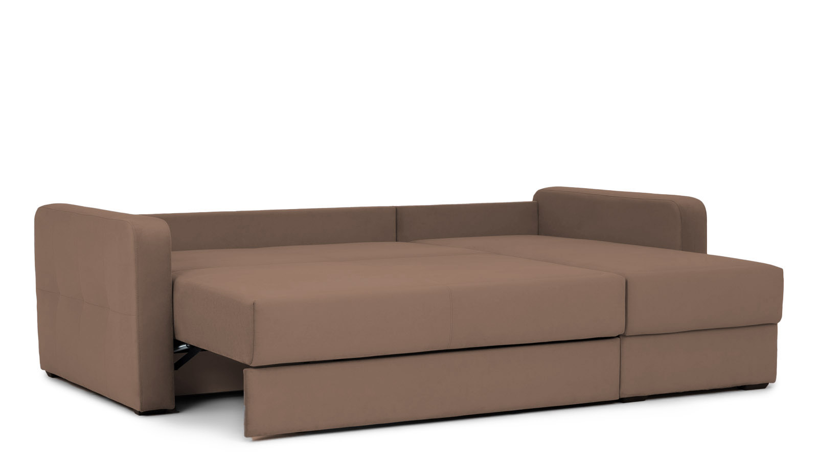 Диван -кровать угловой Loko Pro с широкими подлокотниками, с матрасом средней жесткости, Тк. Dumont 08 170x244 — купить в Озерце