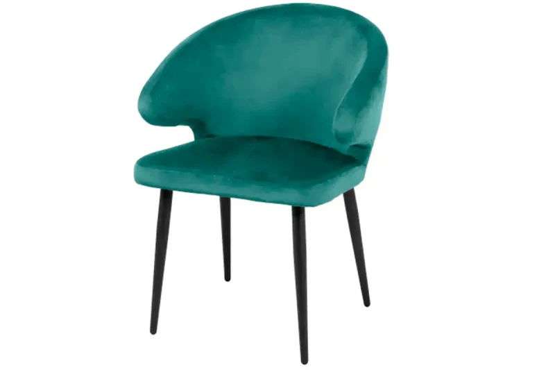 Стул Томас (Муар черный/Велюр Dream mint/Мятный) СРП-067 - купить в Озерце