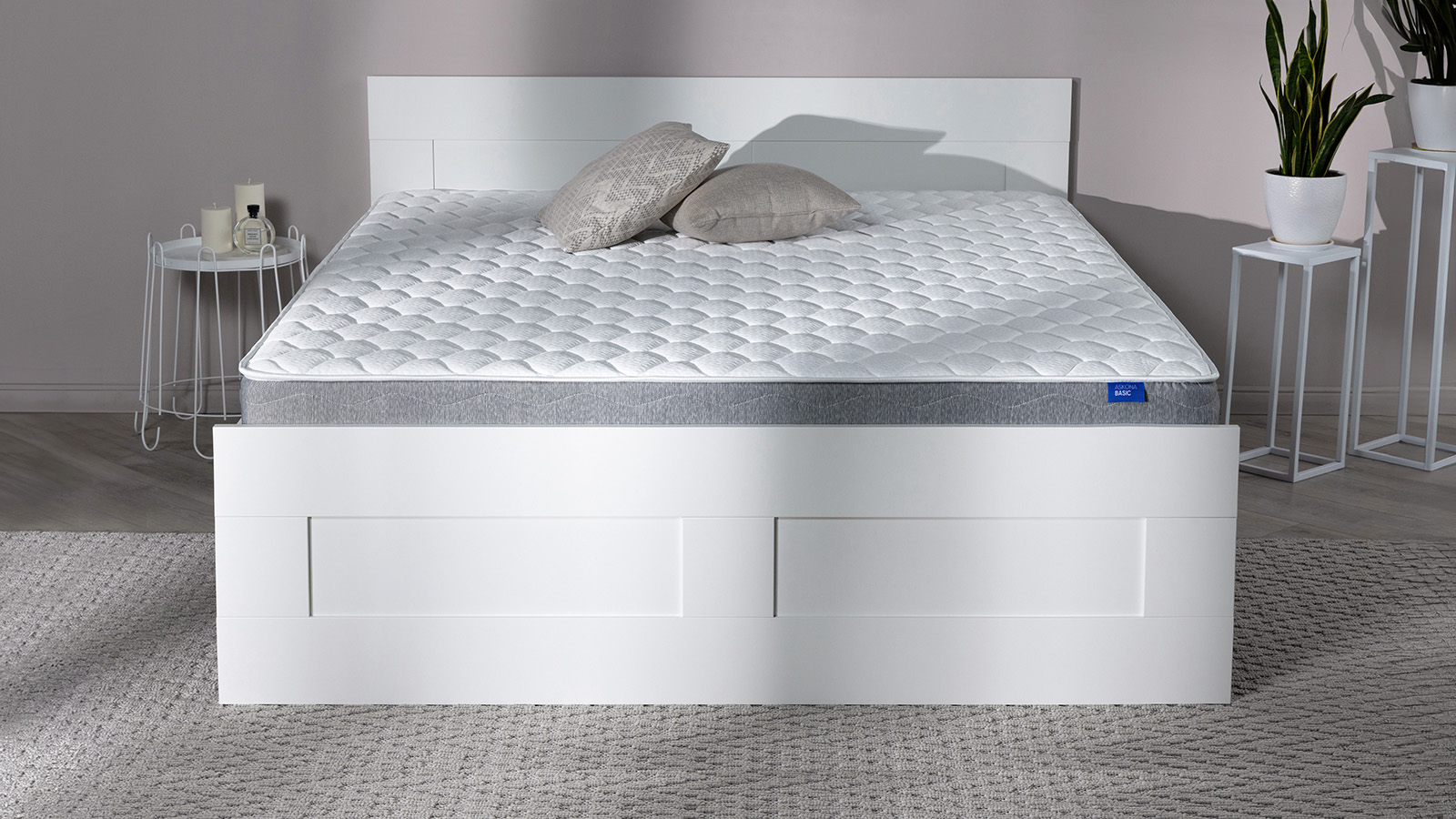 Матрас с разной жесткостью сторон Basic Optima Hard, 90x190 - купить в Озерце