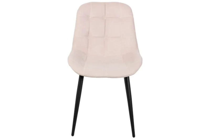 Стул Тоскана (Муар черный/Велюр Dream bone/кремовый) - купить в Озерце
