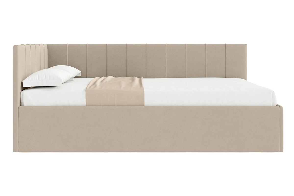 Кровать Мика с ПМ 120х200 универсальная Newtone Light Beige - купить в Озерце