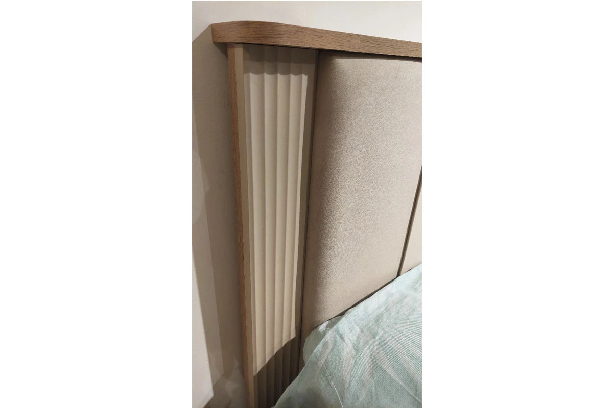 Кровать Дюна 5 с ПМ 160х200 (Дуб вотан/Каир) - купить в Озерце