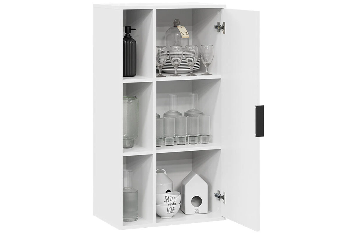 Шкаф настенный Агата (Белый ясень) в мебель-центре Озерцо