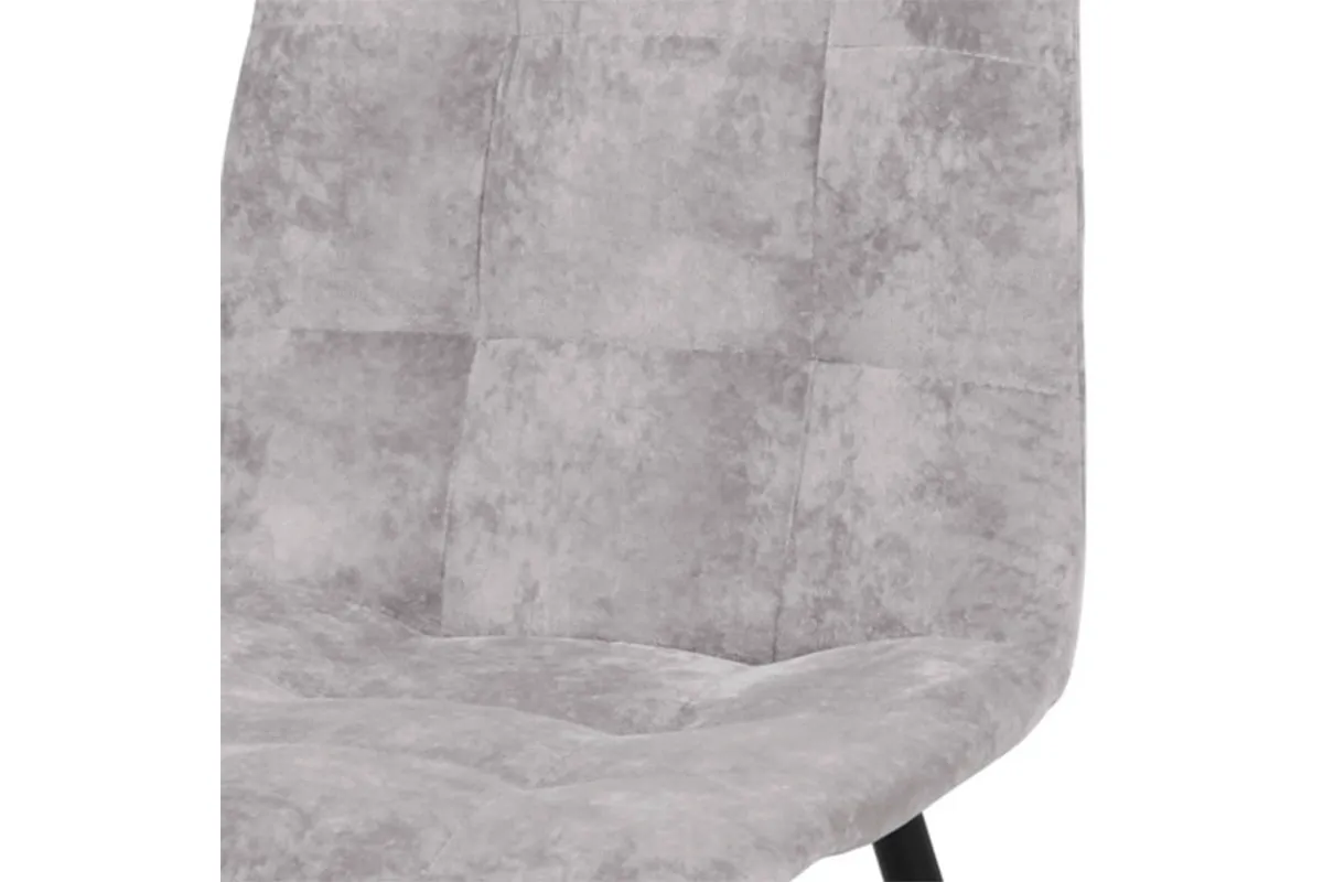 Стул Чили (Муар черный/Генезис Stee/Светло-серый) СРП-052 - купить в Озерце