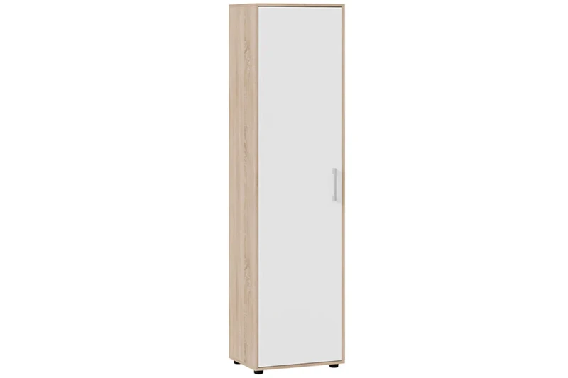 Шкаф Витра тип 1 (Дуб сонома/Белый ясень) в мебель-центре Озерцо