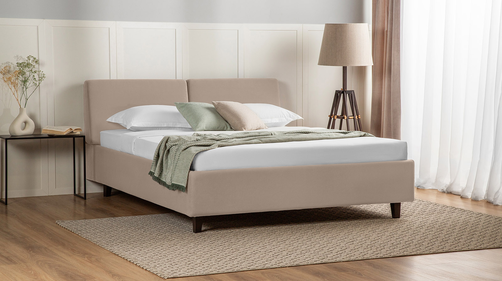 Кровать Treyci Тк. Sky Velvet 03 200x200 - купить в Озерце