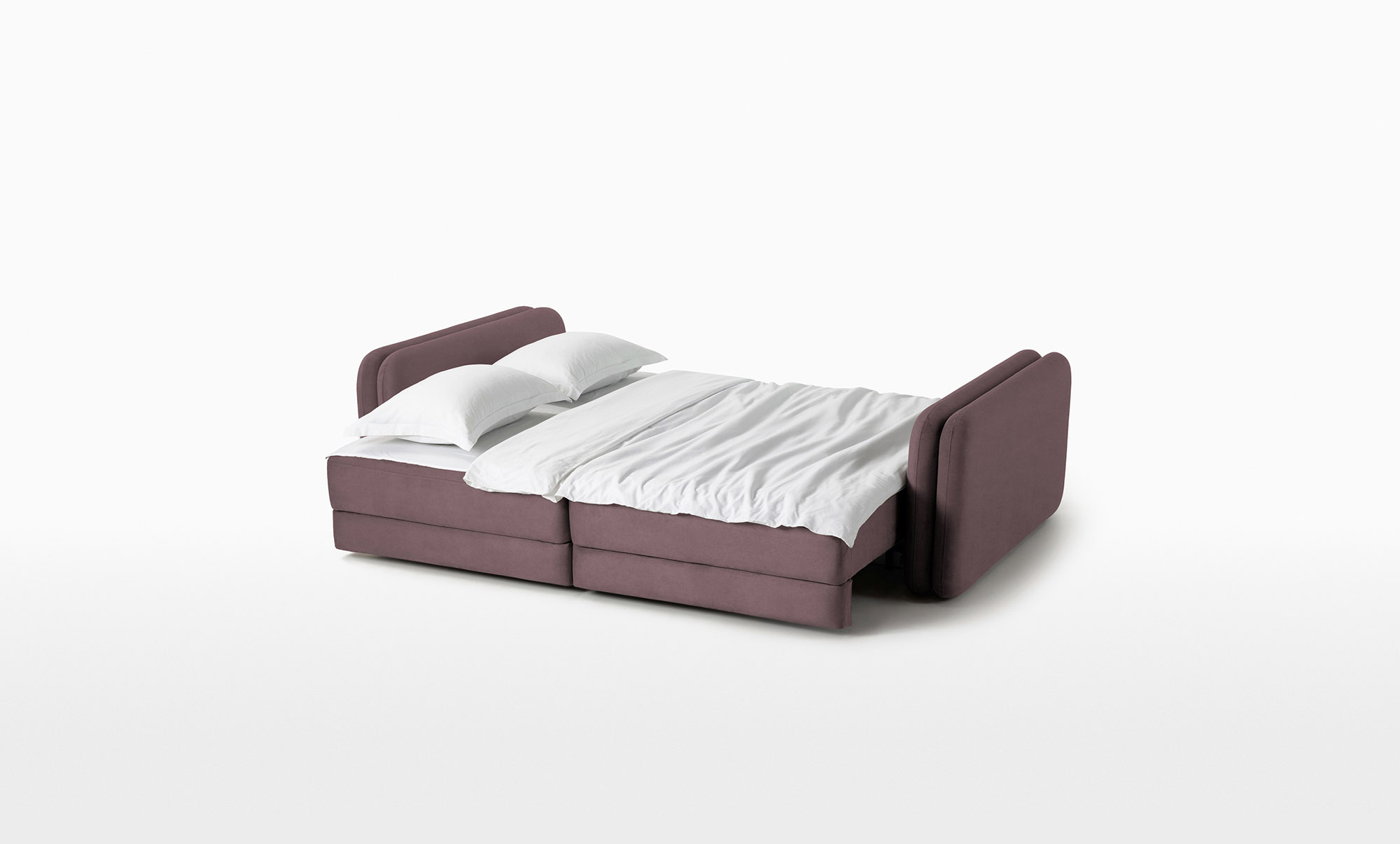 Диван Twins, 2-х секционный, ткань Casanova Lilac (ширина подлокотника:21) — купить в Озерце
