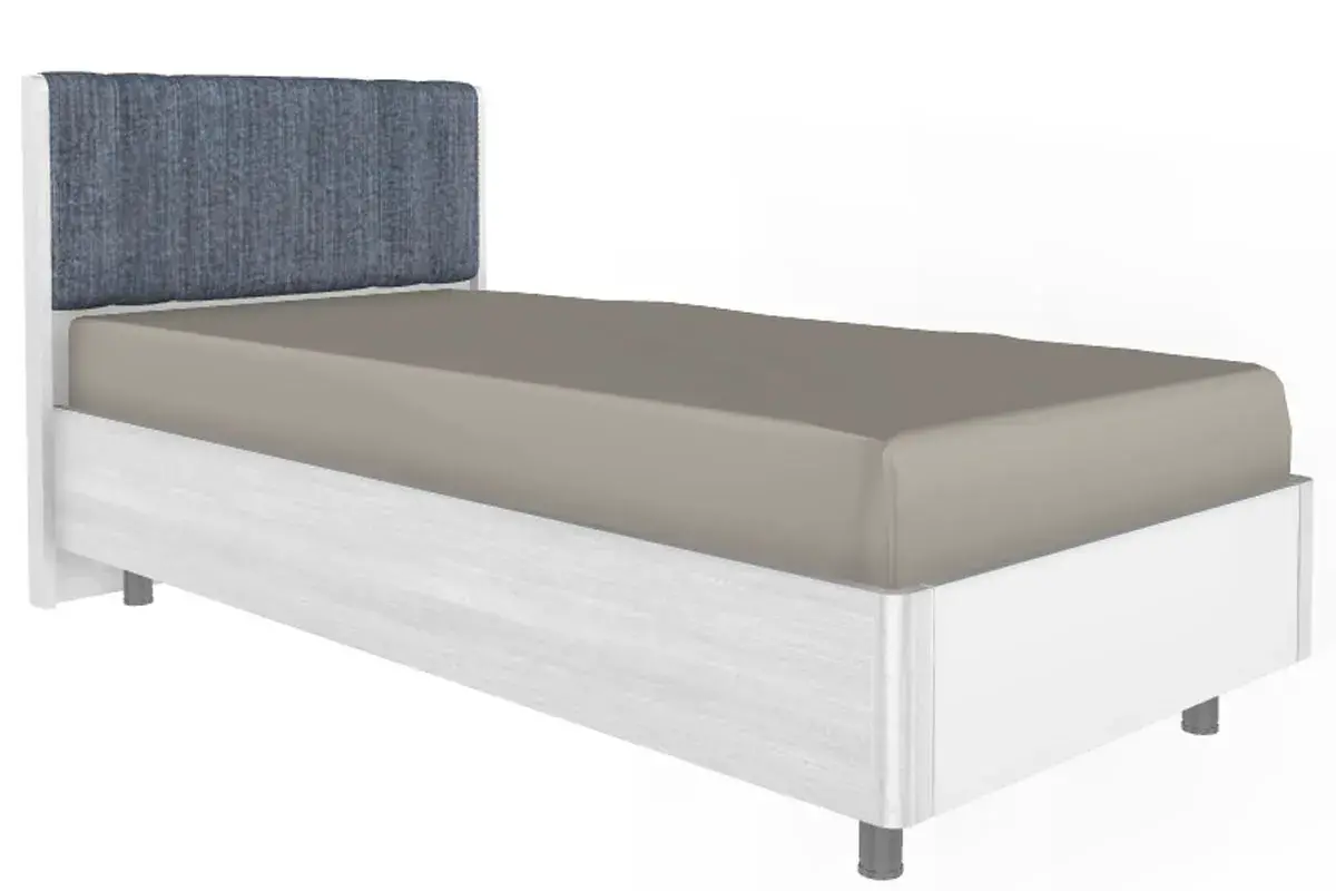 Детская Грейс композиция 2 (Снежный Ясень/Белый Бриллиант Глянцевый) — Мебель-центр Озерцо