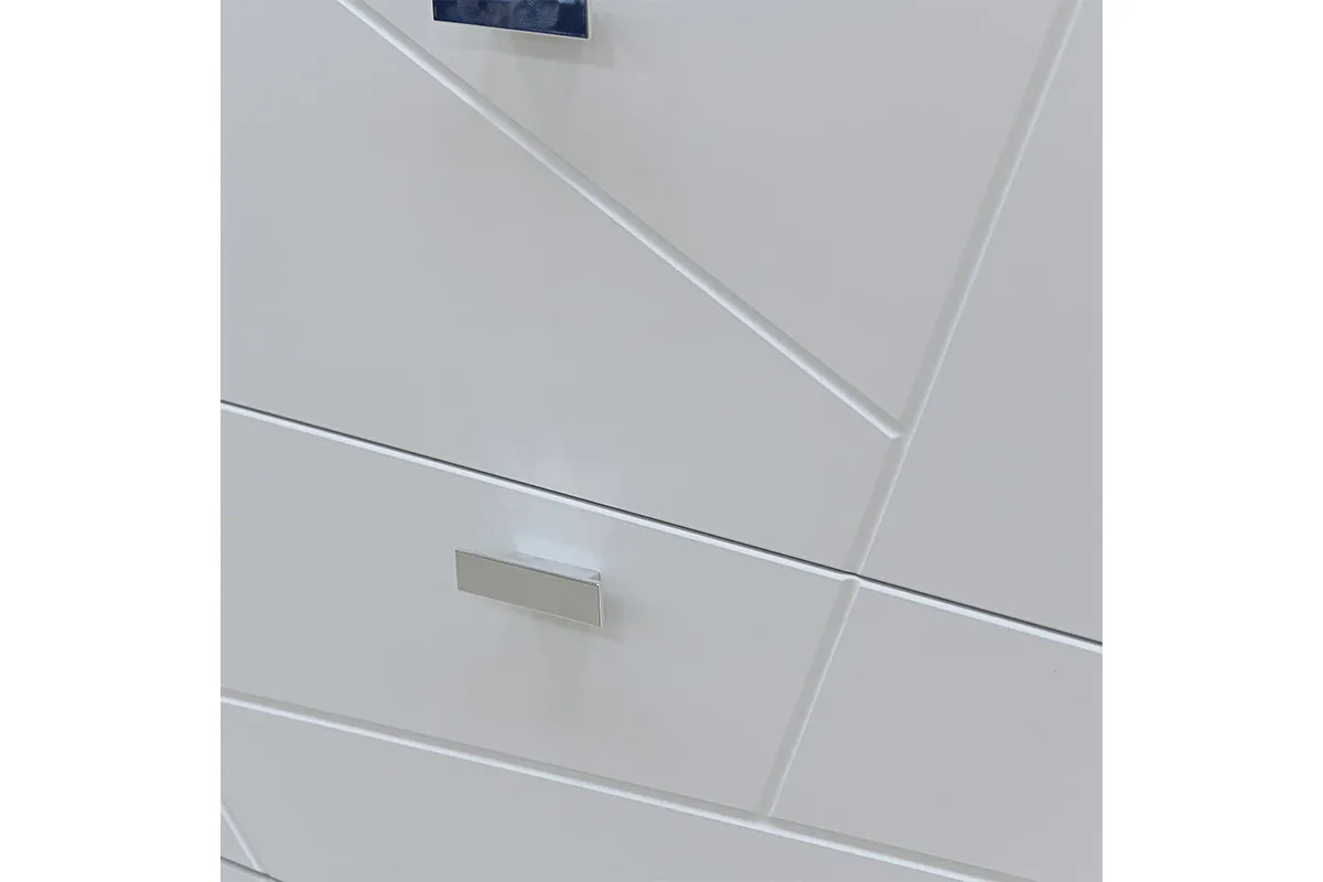 Комод Скайлайн (Белый шагрень) — Мебель-центр Озерцо