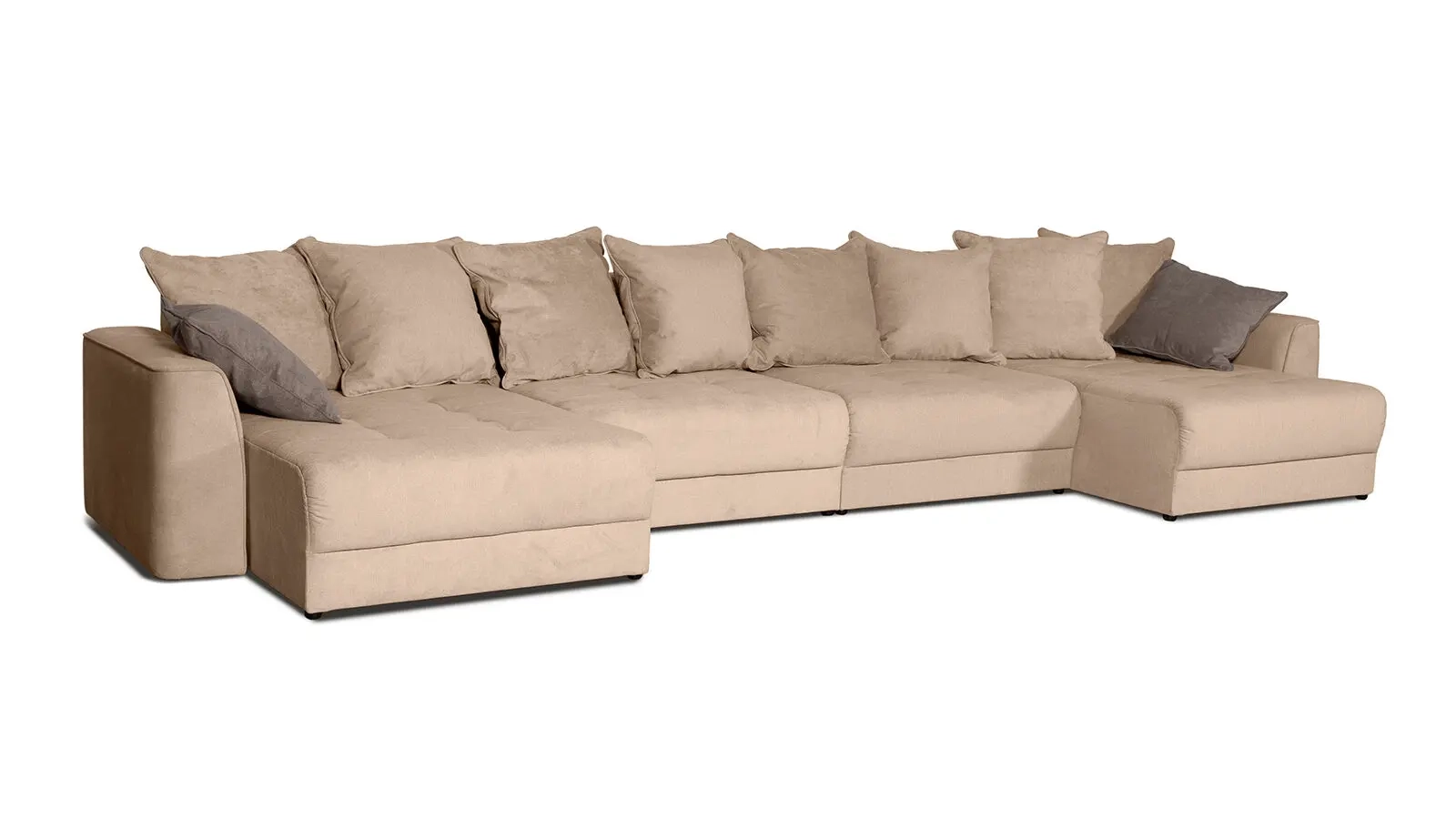 Диван Monako New Happy 130 + Happy 233 П-образный с коробом для белья 157x455 — купить в Озерце