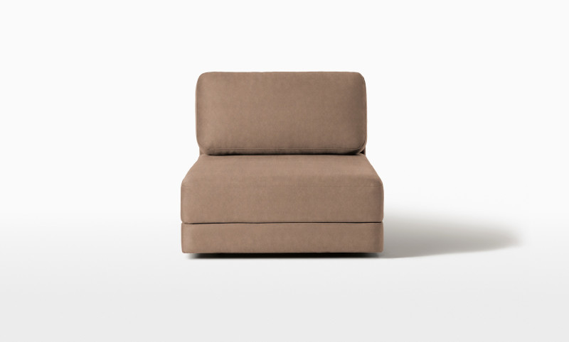 Секция канапе Twins, ткань Galaktika beige - купить в Озерце