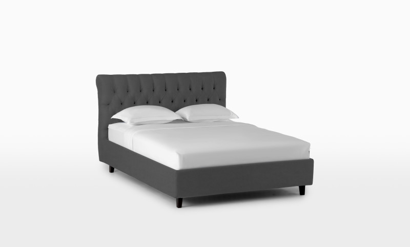 Кровать Allegro, ткань Sky Velvet 16, 120x200 - купить в Озерце