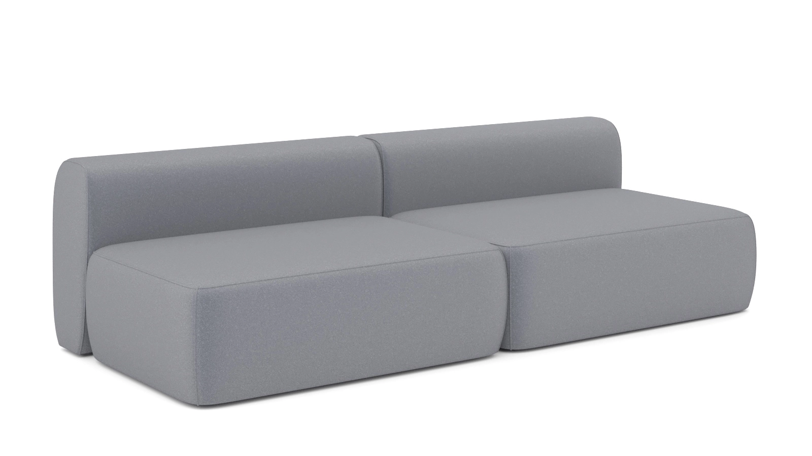 Диван модульный 2-секционный Molto 125+125 Тк. Aura 11 107x252 — купить в Озерце