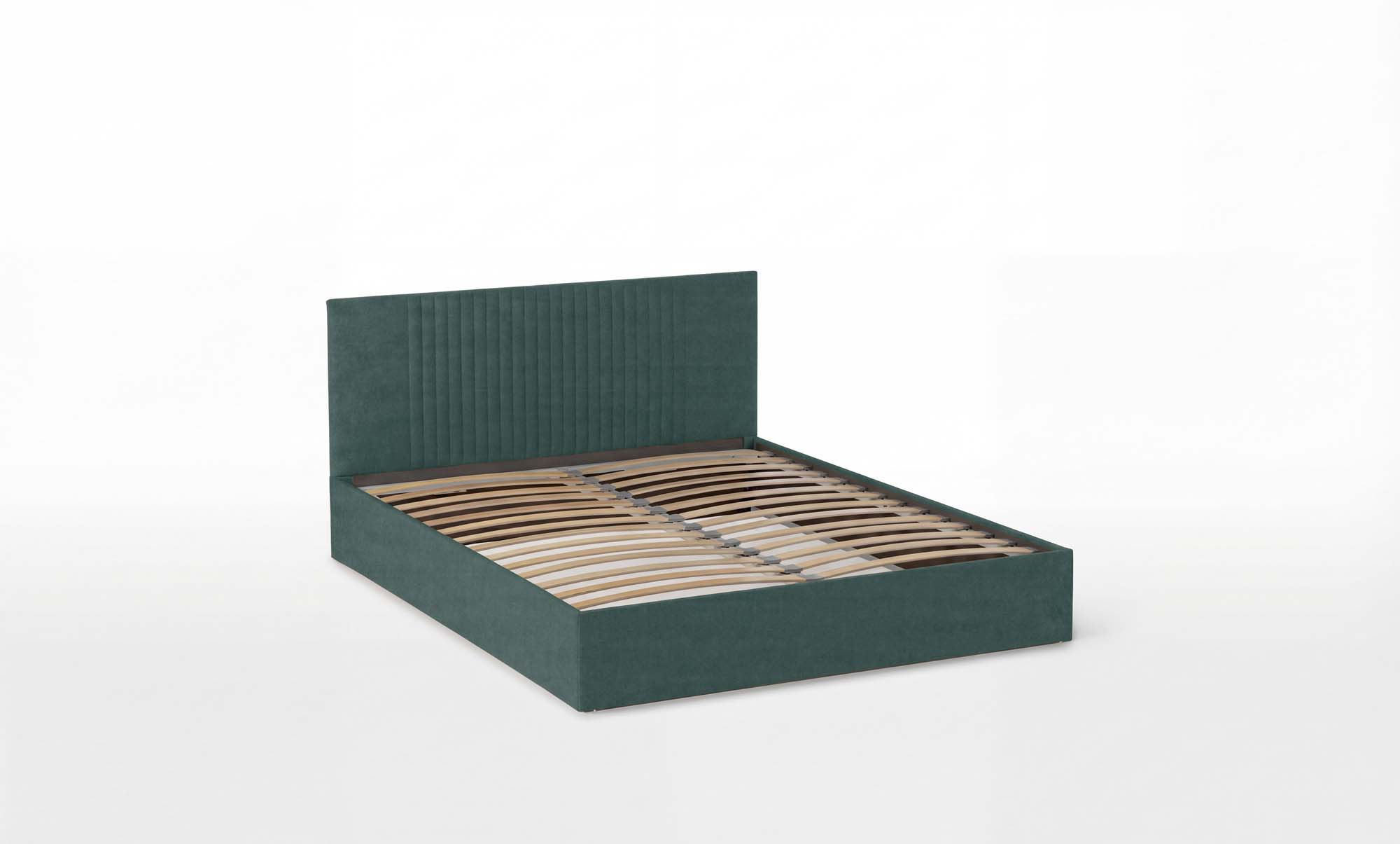 Кровать с подъемным механизмом Simple, ткань Casanova Seawave, 200x200 - купить в Озерце