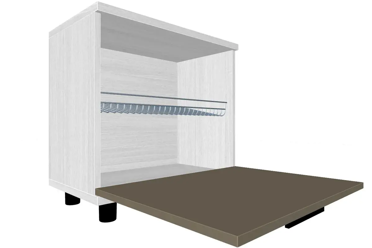 Тумба ТБ-5042-СЯ-ЛМ (Снежный Ясень/Латте Матовый) — Мебель-центр Озерцо