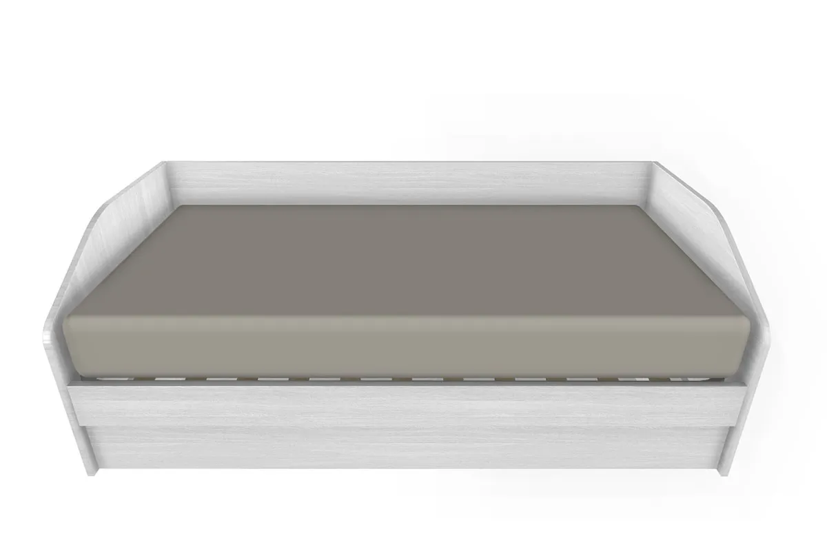 Кровать КР-118 90х190 (Снежный Ясень) - купить в Озерце