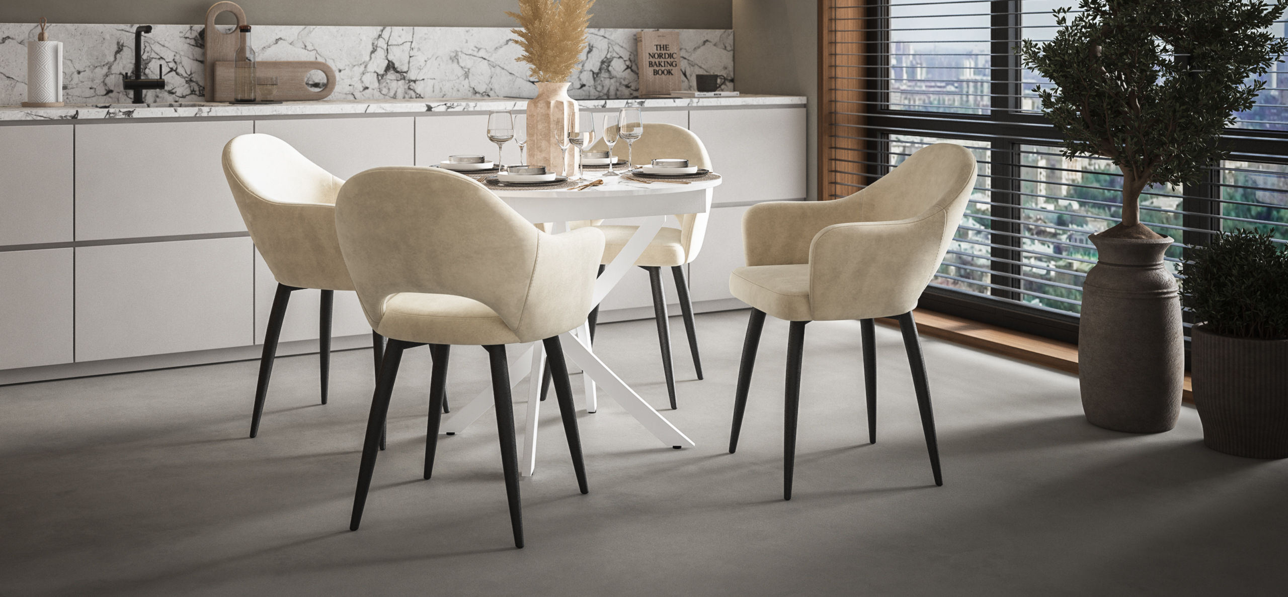 Стул ОРИЕНТ Velutto пепел, черный - купить в Озерце