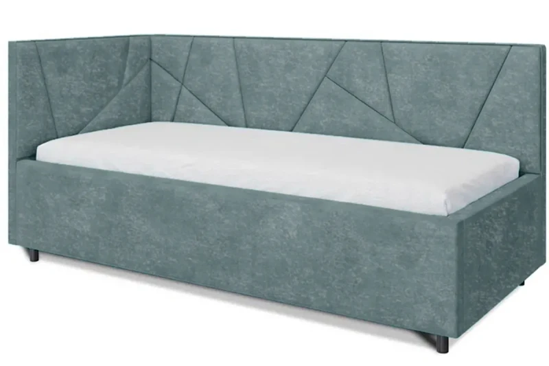 Кровать Рица с ПМ 90х200 (Небби 26 / Левый угол) 5 кат. - купить в Озерце