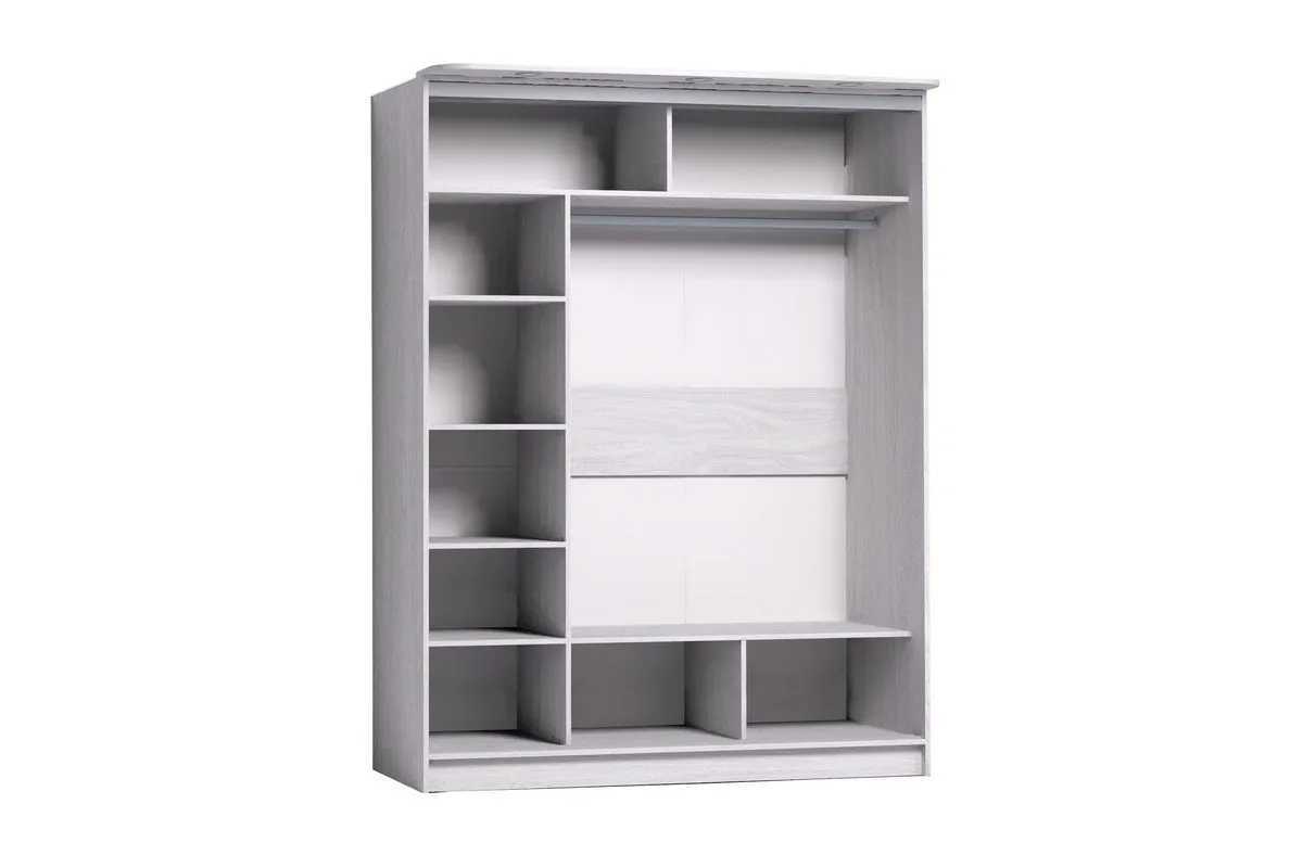 Шкаф-купе 1600 Strike ЛДСП/ЛДСП (Ясень Анкор Светлый) в мебель-центре Озерцо