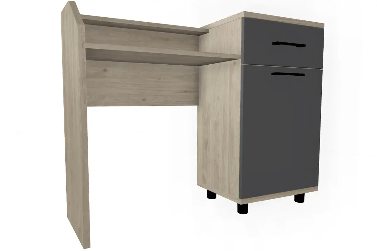 Спальня Грейс комплект 3 (Гикори Джексон Светлый/Антрацит матовый) - купить в Озерце