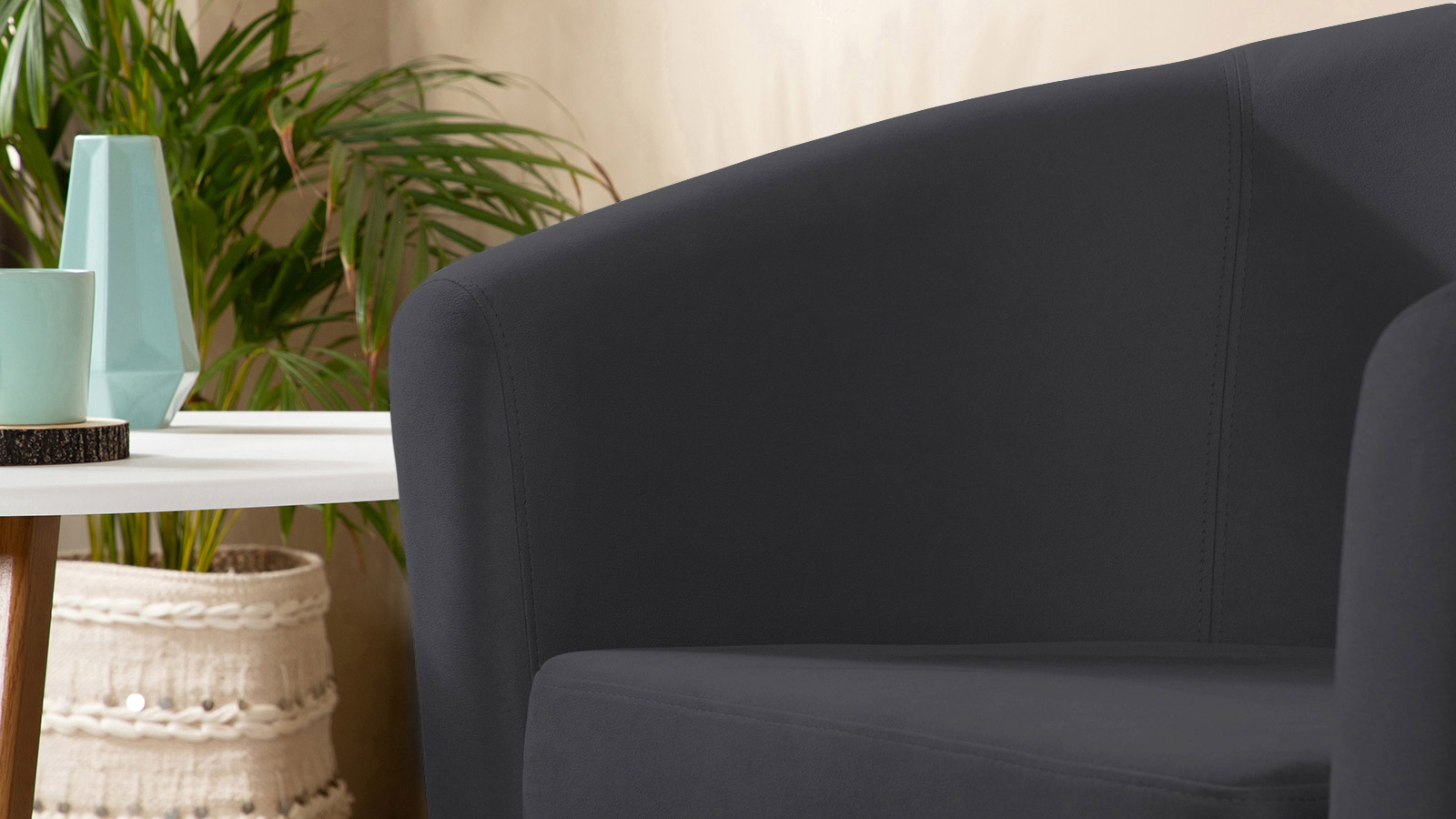 Кресло Moony Sky velvet 38, светлые ножки 75x80 — купить в Озерце