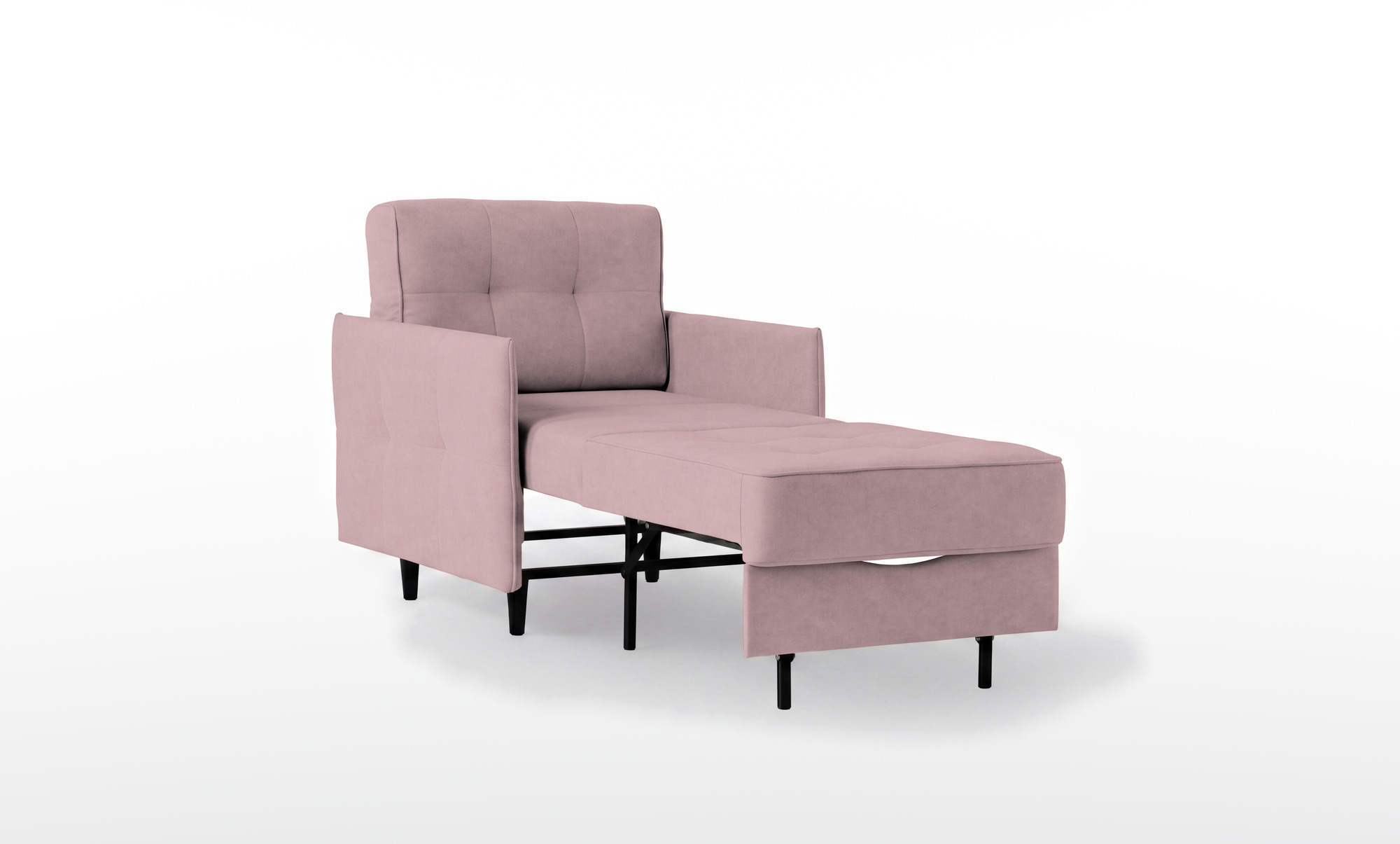 Кресло -кровать Amani Pro, ткань Sky Velvet 01 (подлокотник: 5 см) — купить в Озерце