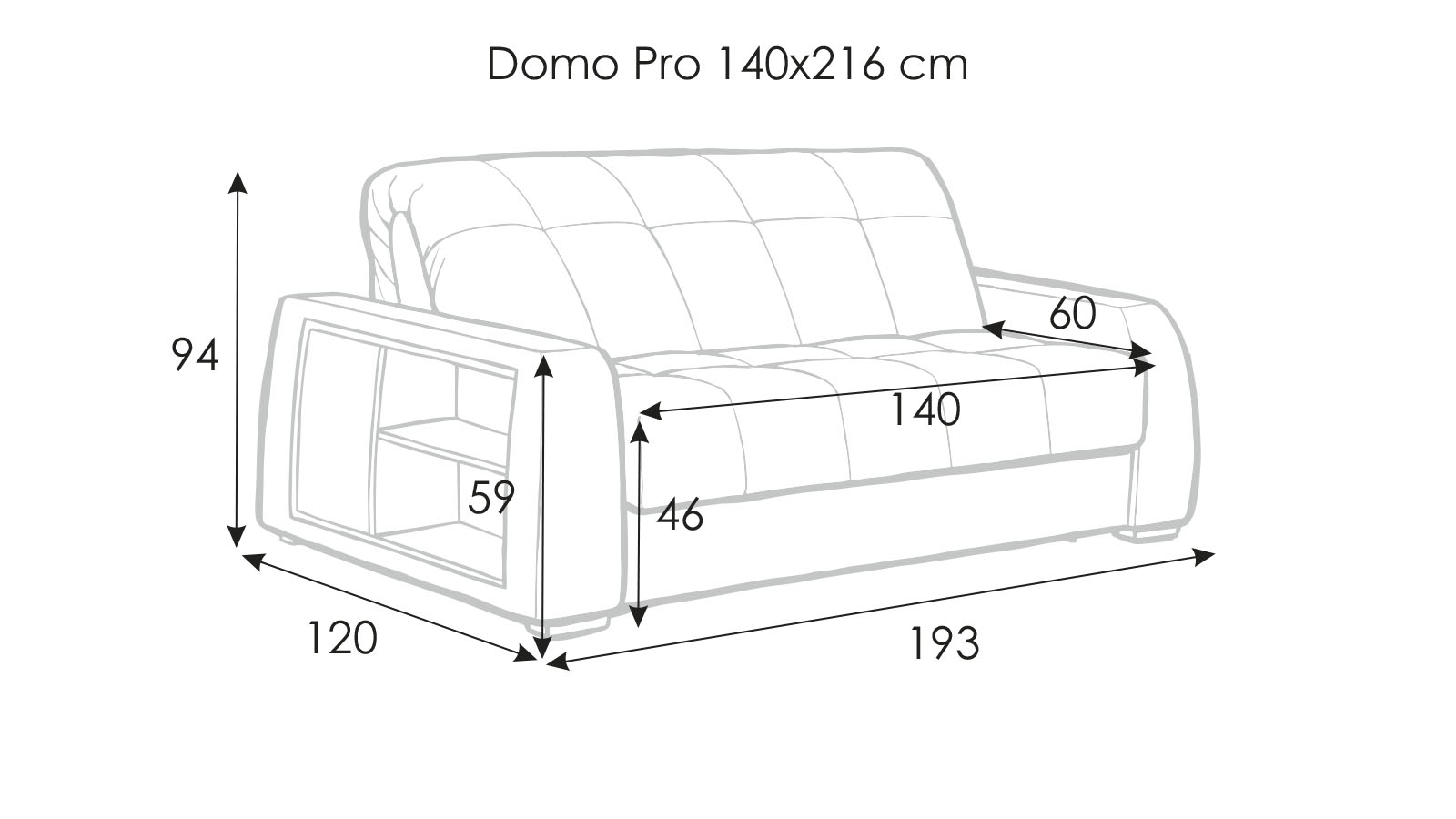 Диван Domo Pro Sky Velvet 40 с коробом для белья с полками 140 средней жесткости 120x193 — купить в Озерце
