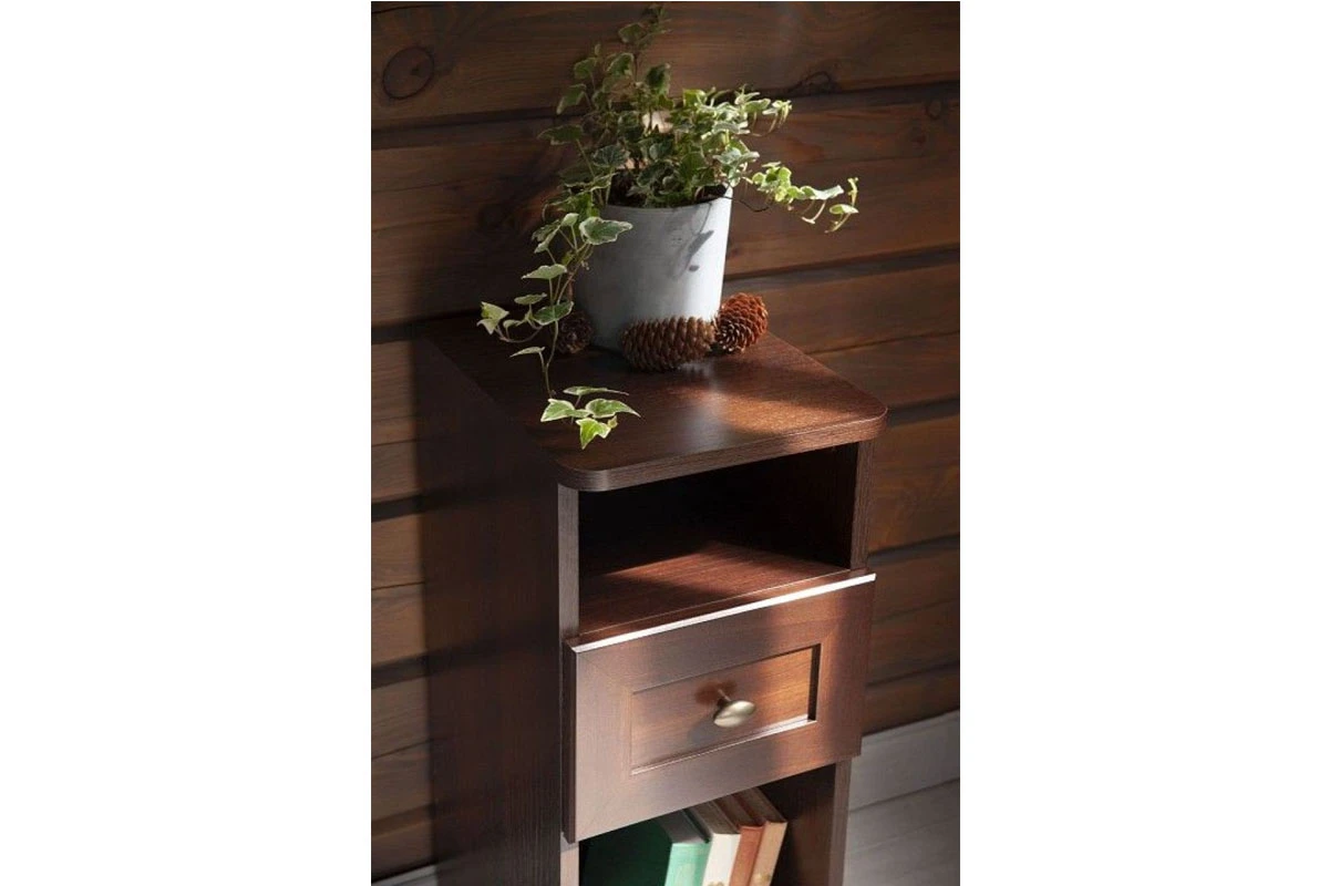 Тумба прикроватная Sherlock 51 (Орех шоколадный) — Мебель-центр Озерцо