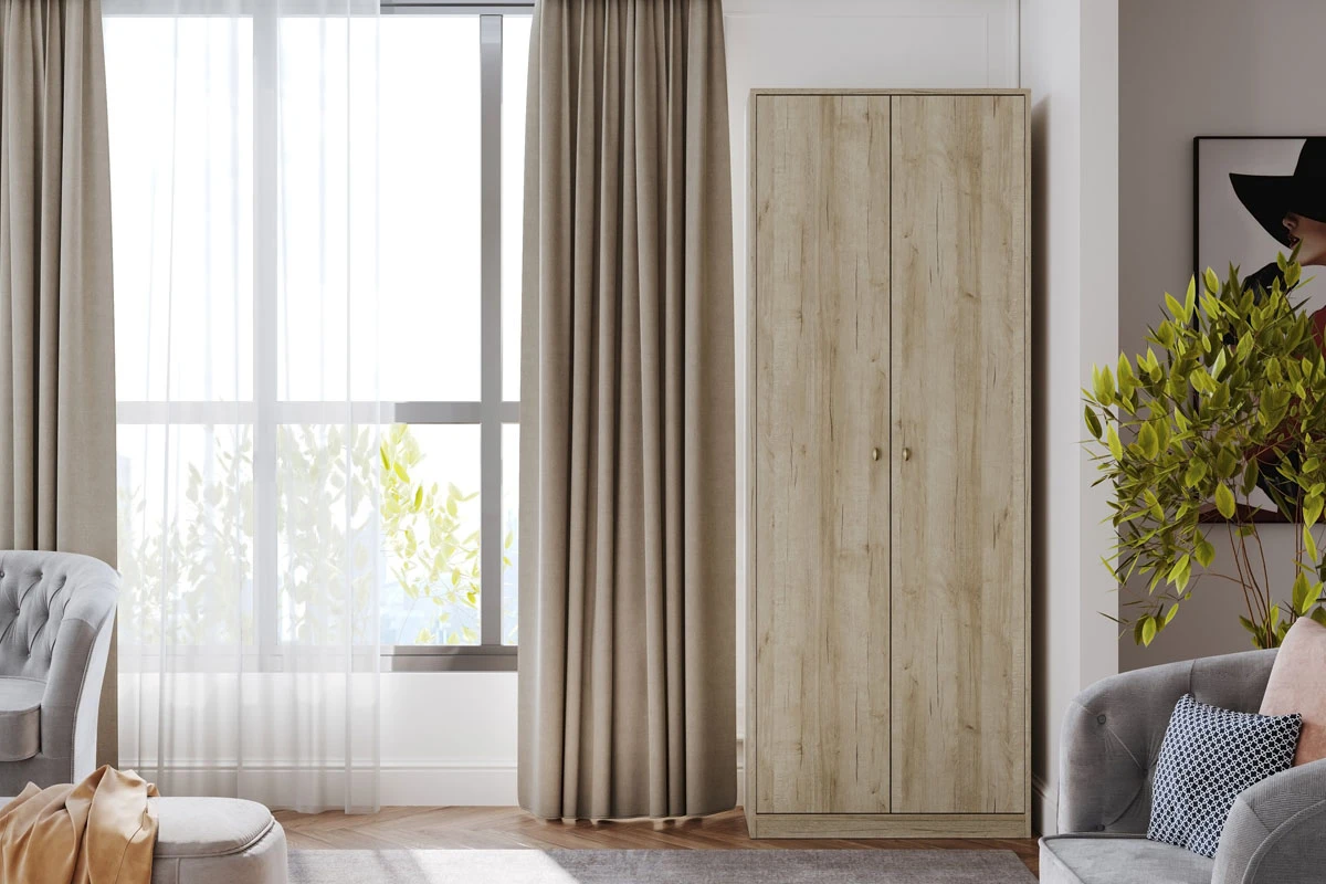 Шкаф для одежды (Дуб Серый Craft) в мебель-центре Озерцо