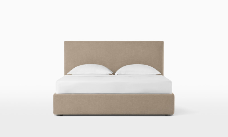 Кровать Adagio, ткань Lidot beige, 200x200 - купить в Озерце