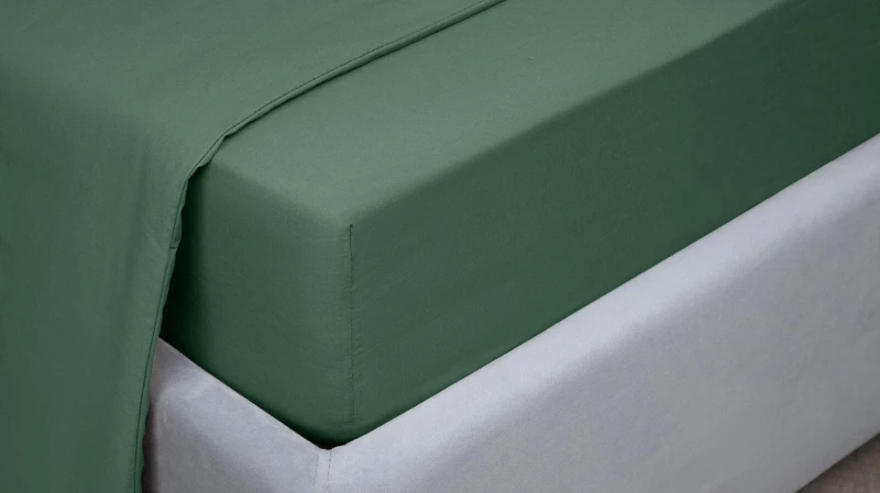 Простынь Comfort Cotton, цвет: Зеленый 180x200 в мебель-центре Озерцо