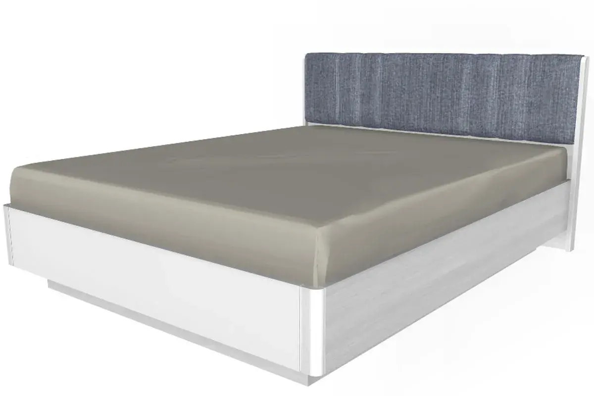 Спальня Грейс комплект 3 (Снежный Ясень/Белый Бриллиант Глянцевый) - купить в Озерце