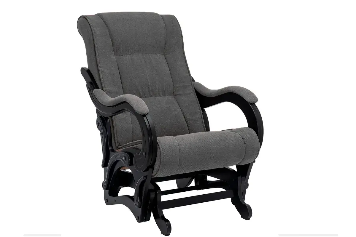 Кресло-маятник Сенатор (1кор) (Verona Antrazite Grey/Венге) — купить в Озерце