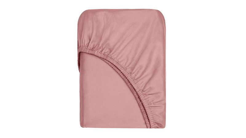 Простынь на резинке Comfort Solid Tencel, цвет Розовое золото 90x200 в мебель-центре Озерцо