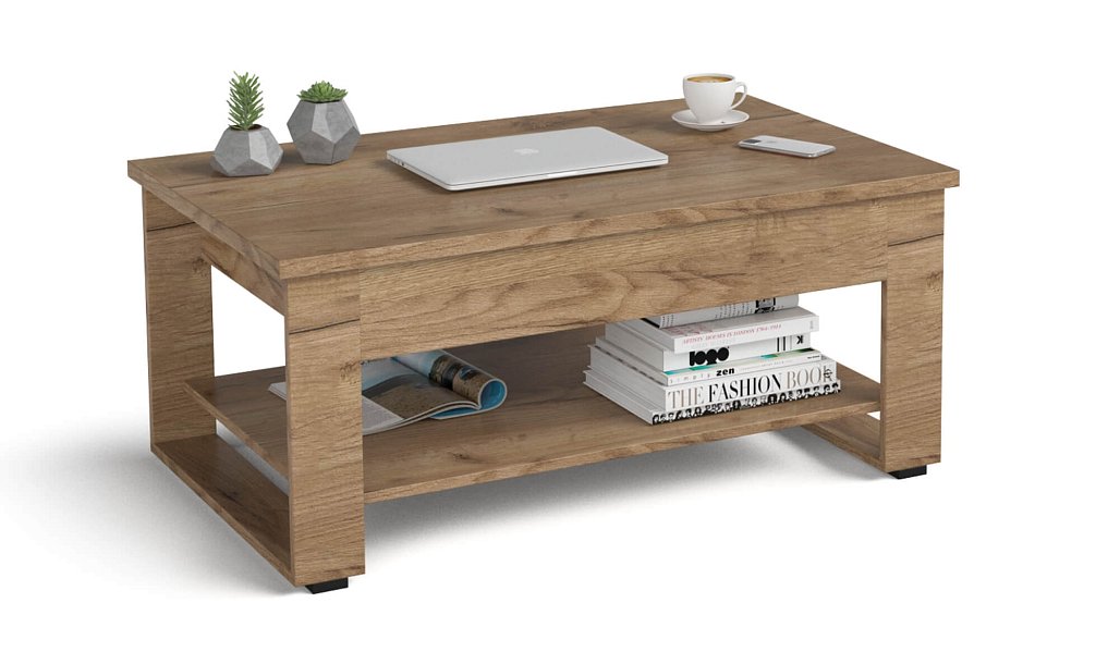 Журнальный стол LUX NEW Крафт табачный - купить в Озерце