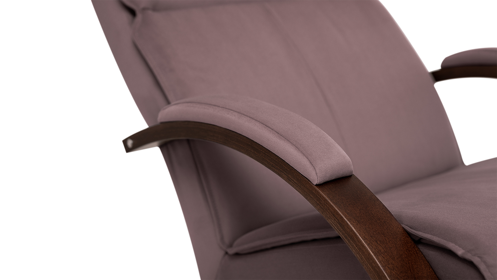 Кресло Lekko, ткань Casanova Lilac орех 68x90 — купить в Озерце