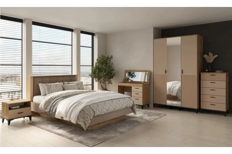 Спальня Дюна №2 (Дуб вотан/Каир) - купить в Озерце