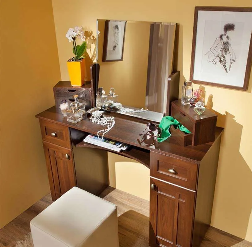 Sherlock 52 Стол туалетный орех шоколадный — Мебель-центр Озерцо