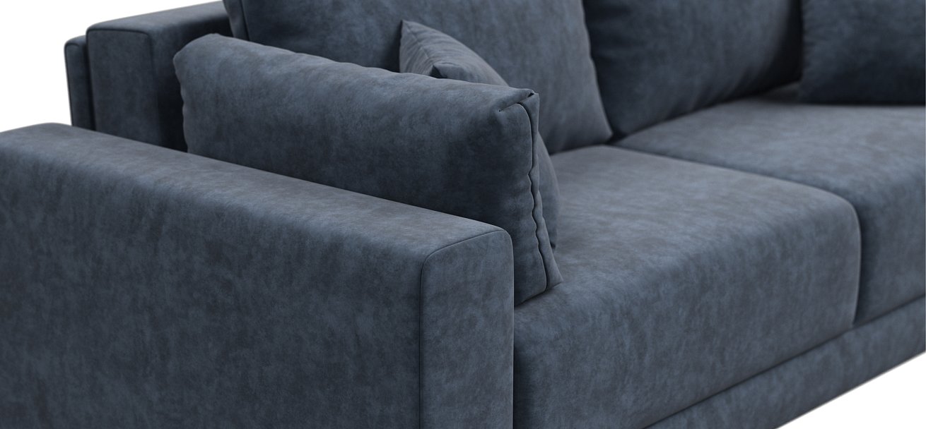 Босс Прайм диван Велюр Роял синий — купить в Озерце