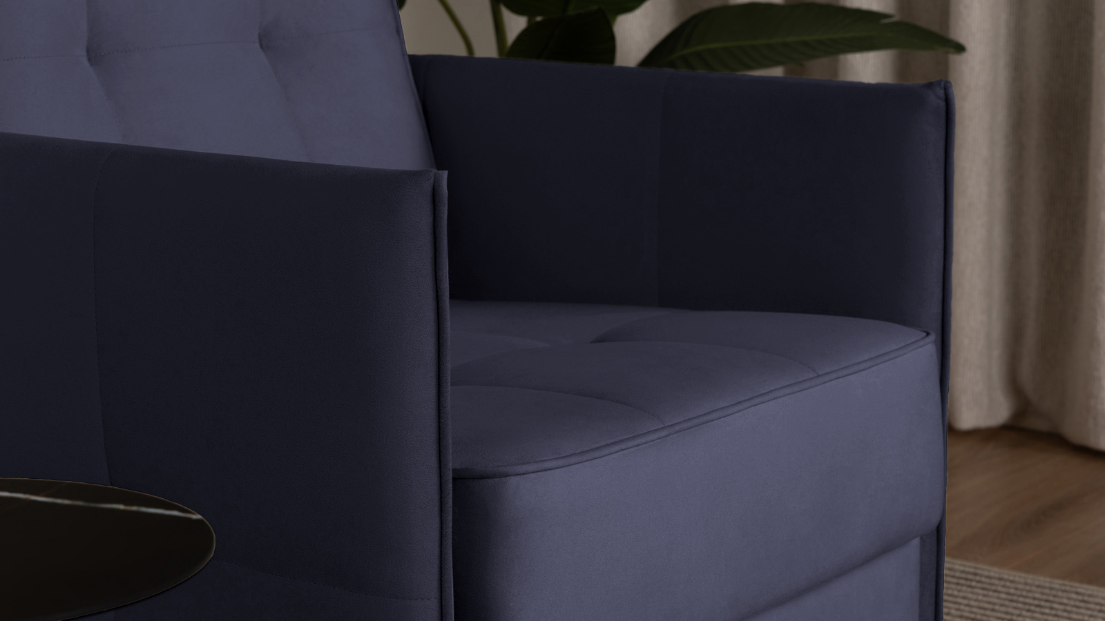Кресло Amani Pro, Тк. Sky Velvet 40 (подлокотник: 5 см) 73.5x89 — купить в Озерце