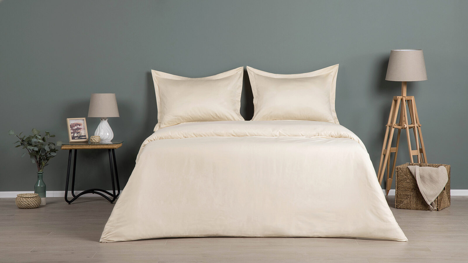 Постельное белье Home Крем-брюле 140x205, без простыни в мебель-центре Озерцо