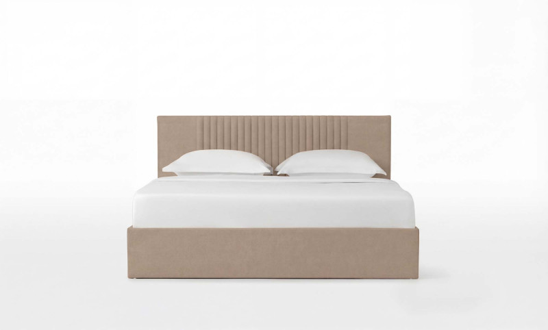Кровать Simple, ткань Sky Velvet 03, 140x200 - купить в Озерце