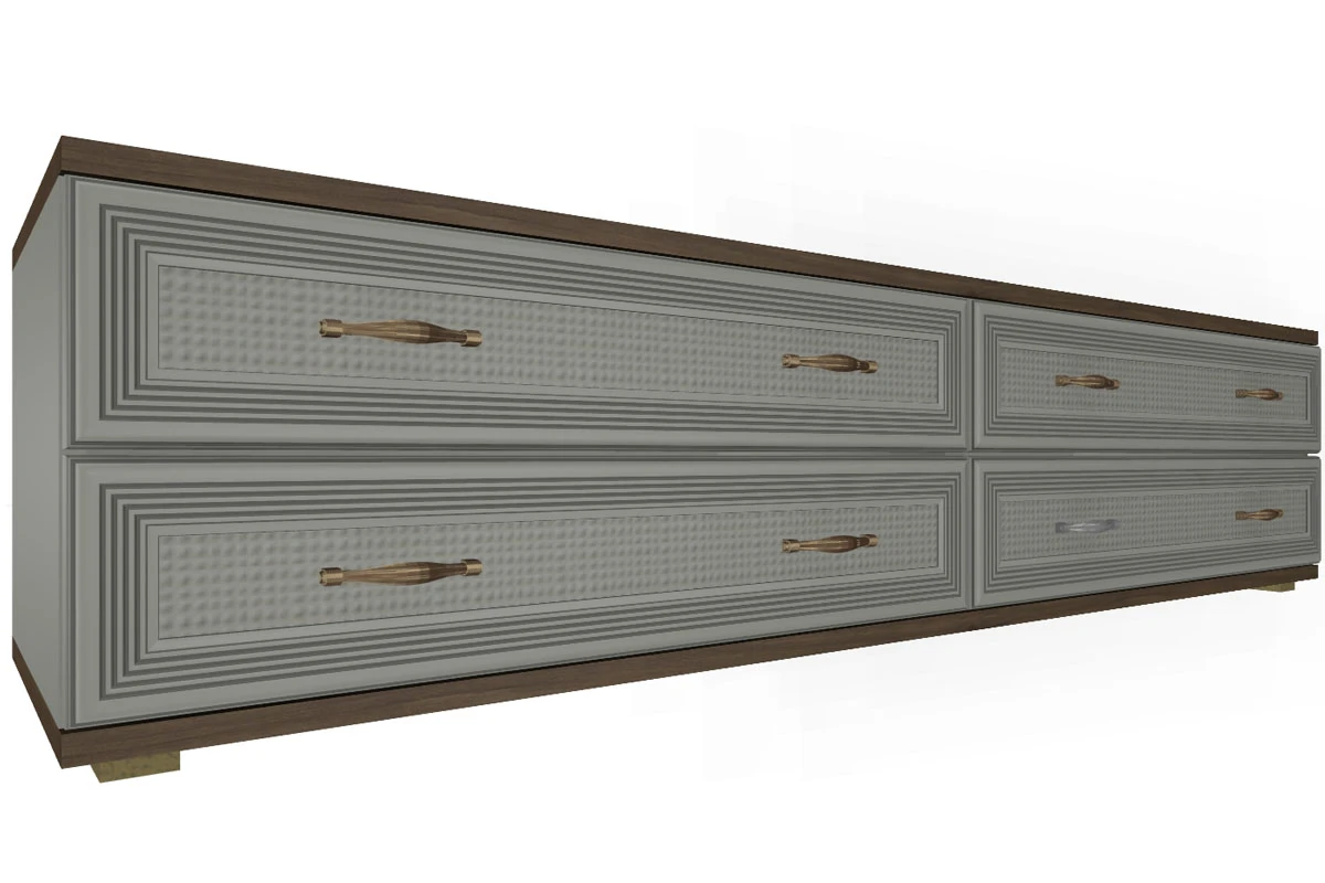 Гостиная Карина-15 (Гикори Джексон Темный/Серый Оникс) — Мебель-центр Озерцо