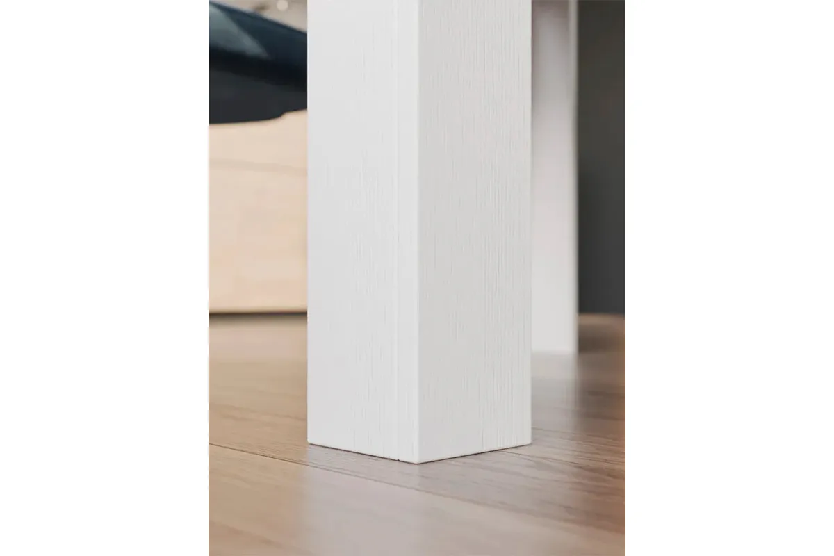 Стол раздвижной Промо тип 3 (Белый/Ателье темный) - купить в Озерце