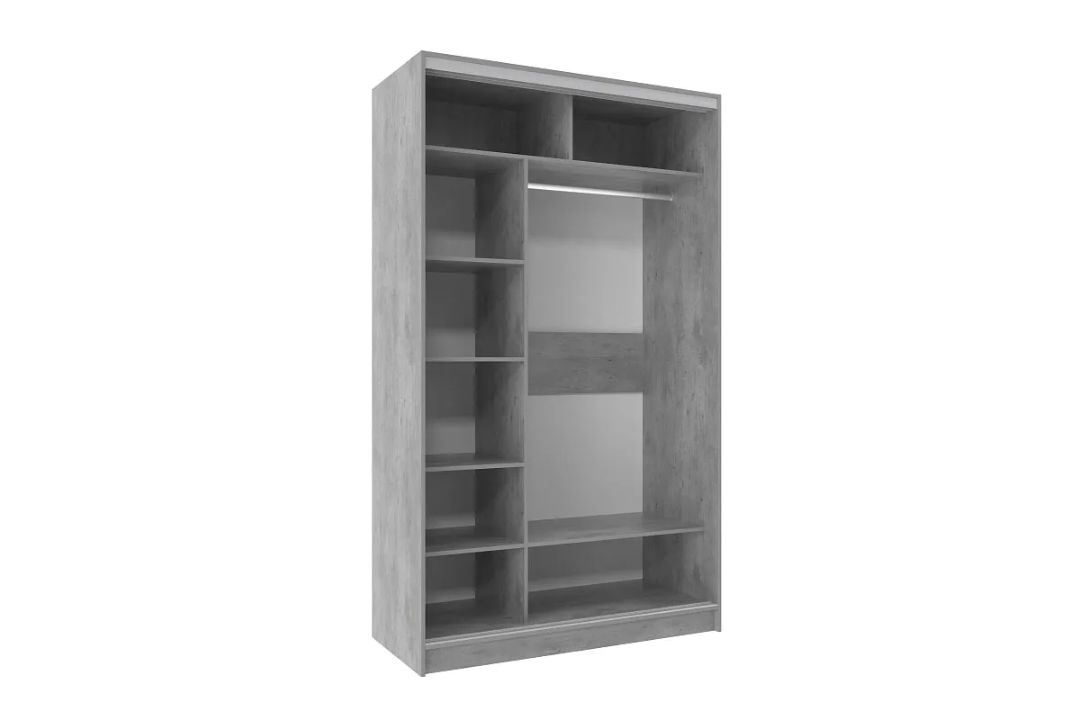 Шкаф-купе 1350 Домашний ЛДСП/ЛДСП (Atelier Светлый) в мебель-центре Озерцо