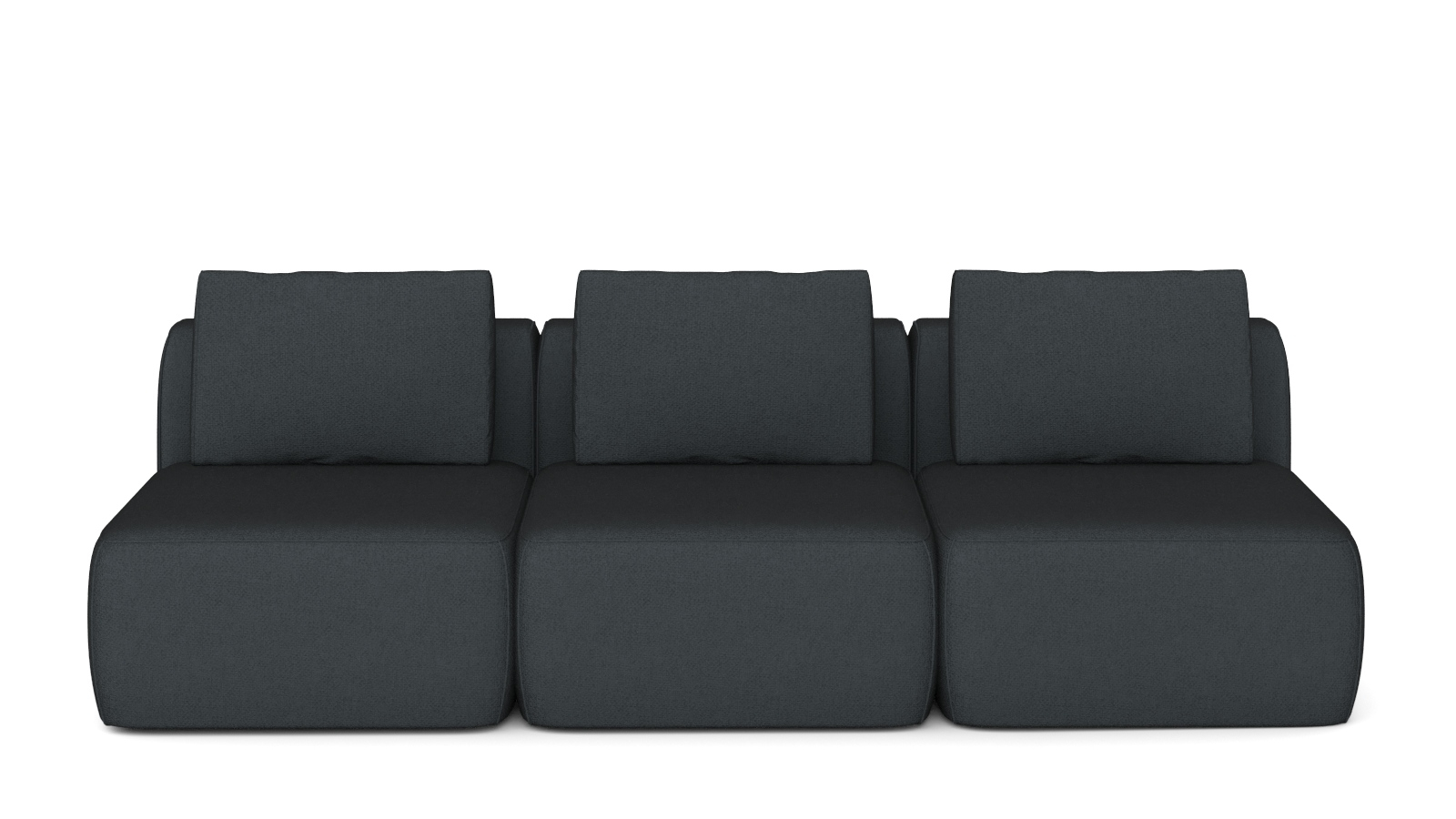 Диван модульный Мольто-3 секц-пуф 85+85+85-спинка 85+85+85-Тк. Forte 13 57x367 — купить в Озерце